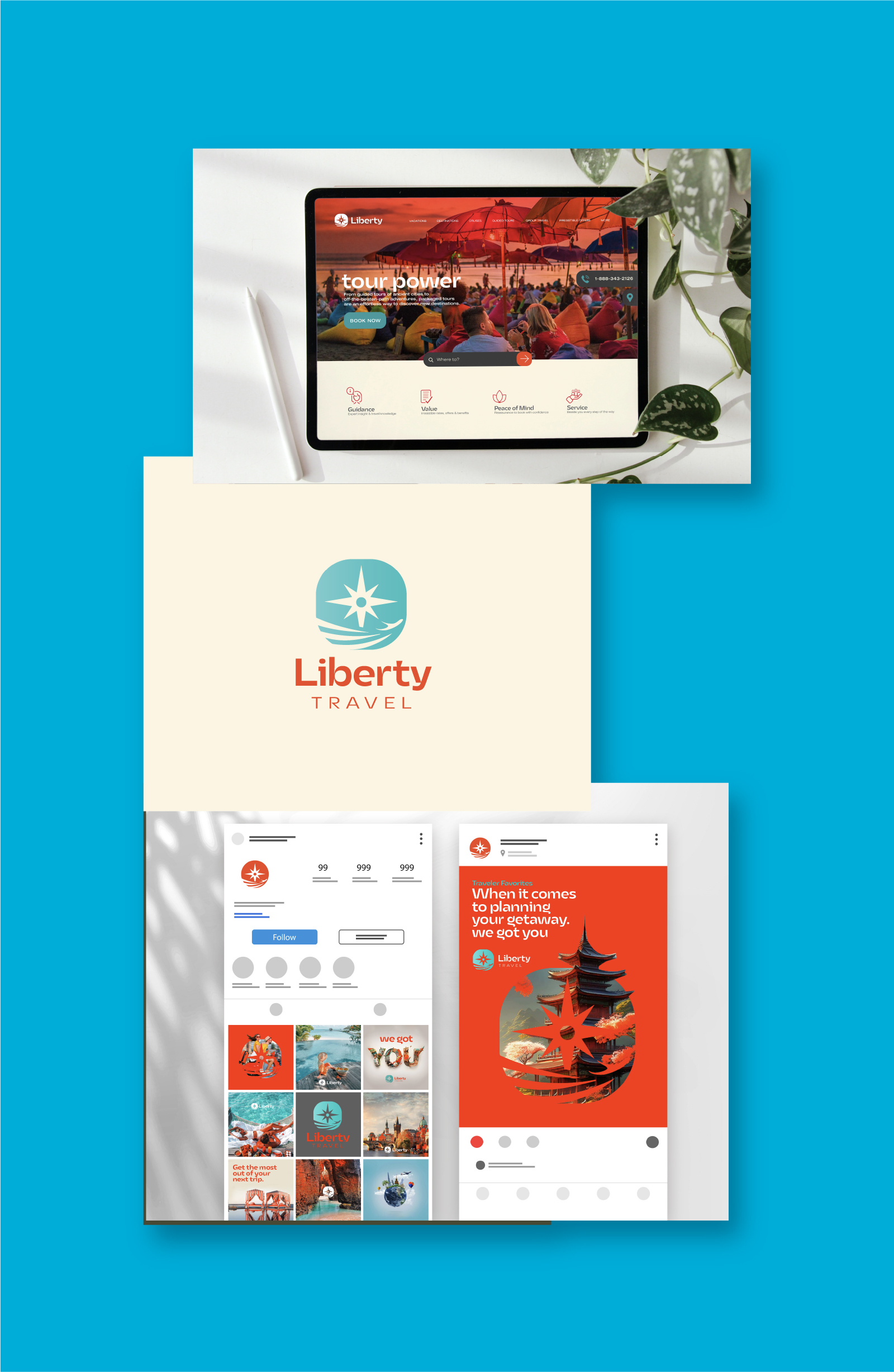 Rebranding for Liberty Travel