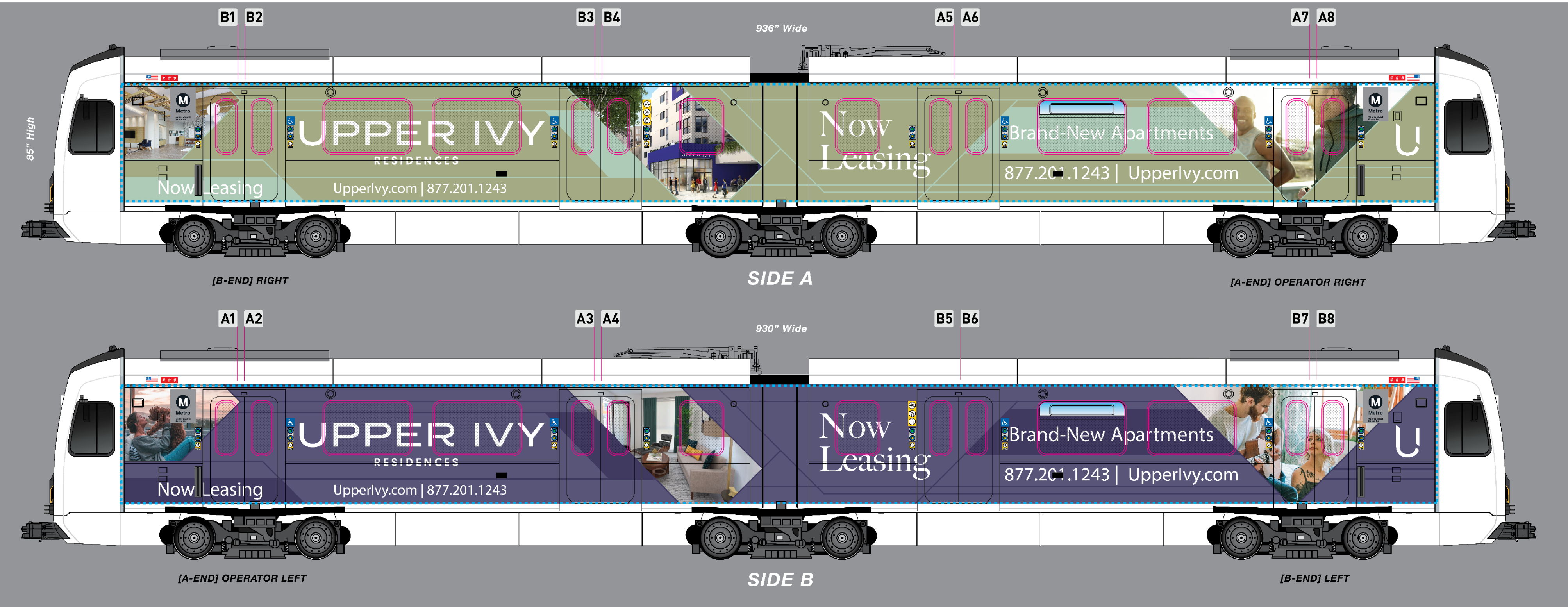 Upper Ivy-Branding Metro Wrap